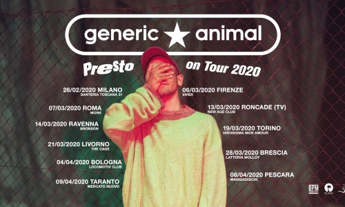 Generic Animal: in tour da febbraio con un nuovo disco e per la prima volta con una vera e propria band